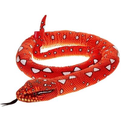 Beppe Snake mascot, red, 180 cm Beppe Snake mascot, red, 180 cm