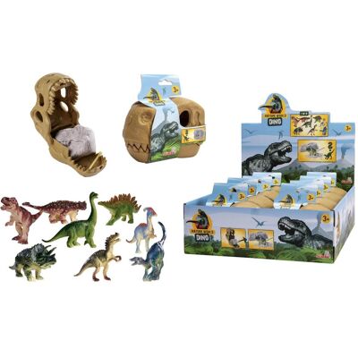 Simba T-Rex Schädel mit Dino, 8-sort. Simba T-Rex Schädel mit Dino, 8-sort.
