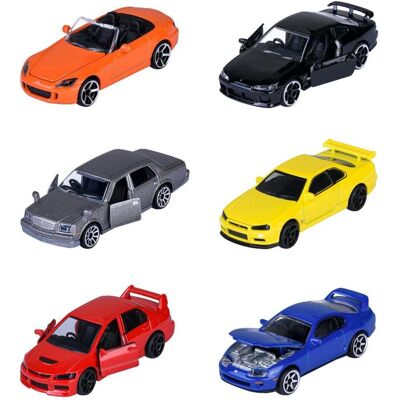 Majorette JDM Legends Premium Cars, 6-sort. Majorette JDM Legends Premium Cars, 6-sort.