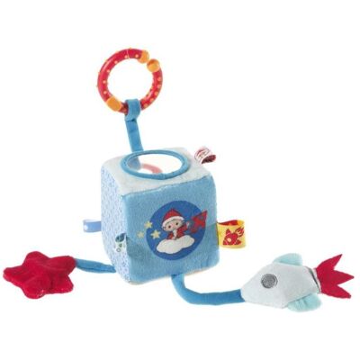 Heunec, Kinderwagenspielzeug, Unser Sandmännchen - Spielwürfel - 8 cm Heunec, Kinderwagenspielzeug, Unser Sandmännchen - Spielwürfel - 8 cm