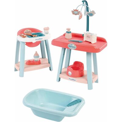 Ecoiffier 3-in-1 Babyzimmer-Set Ecoiffier 3-in-1 Babyzimmer-Set
