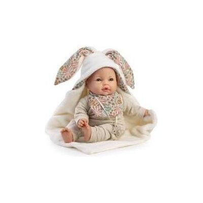 Antonio Juan Spanische Bimba-Puppe, weinend mit Decke, 37 cm Antonio Juan Spanische Bimba-Puppe, weinend mit Decke, 37 cm