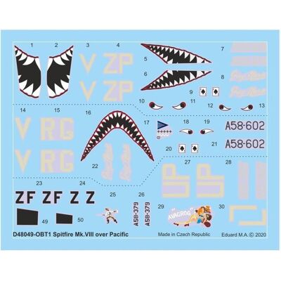 Eduard Spitfire Mk.VIII over Pacific for Eduard Spitfire Mk.VIII over Pacific for