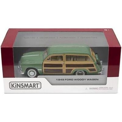 Kinsmart KINS Die-cast Modell 1949 Ford Woody Wagon, 1:40, ast 4 Kinsmart KINS Die-cast Modell 1949 Ford Woody Wagon, 1:40, ast 4