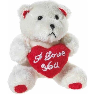 Magni Bär mit Herz "I love you" beige 10cm (8 cm) Magni Bär mit Herz "I love you" beige 10cm (8 cm)