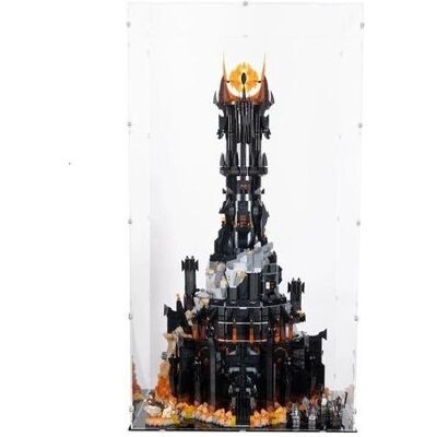 iDisplayit Acryl-Display für LEGO 10333 Der Herr der Ringe: Barad-dûr (Mit schwarzem Boden) iDisplayit Acryl-Display für LEGO 10333 Der Herr der Ringe: Barad-dûr (Mit schwarzem Boden)