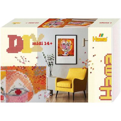 Hama Perlen Paul Klee - 6 Quadratische Stiftplatten - 10.000 Midi-Perlen - Kunst inspiriert von Paul Klee - Beads 3609 Hama Perlen Paul Klee - 6 Quadratische Stiftplatten - 10.000 Midi-Perlen - Kunst inspiriert von Paul Klee - Beads 3609