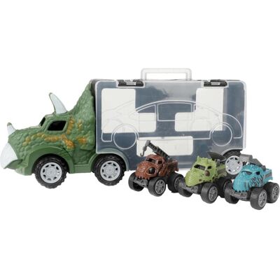 World of Dinosaurs Dinotruck mit 3 Rückzugsautos World of Dinosaurs Dinotruck mit 3 Rückzugsautos