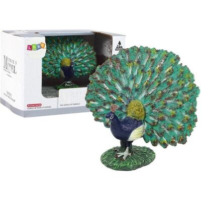 Lean Toys Sammlerfigur eines königlichen Pfaus Lean Toys Sammlerfigur eines königlichen Pfaus