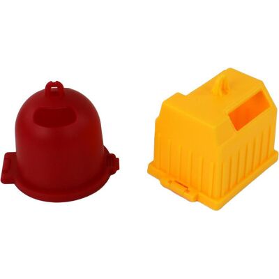 Lean Toys Müllwagen mit Kran-Reibungsantrieb Orange 1:16 Lean Toys Müllwagen mit Kran-Reibungsantrieb Orange 1:16