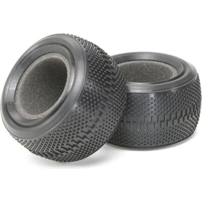 Tamiya Reifen Dual Block Reifen hinten 62/35 2 Stück Tamiya Reifen Dual Block Reifen hinten 62/35 2 Stück