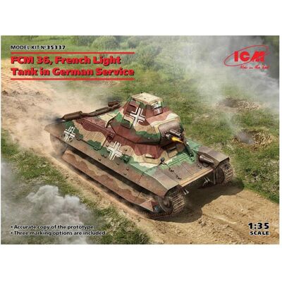 ICM FCM 36, French Light Tank in German Service ICM FCM 36, French Light Tank in German Service
