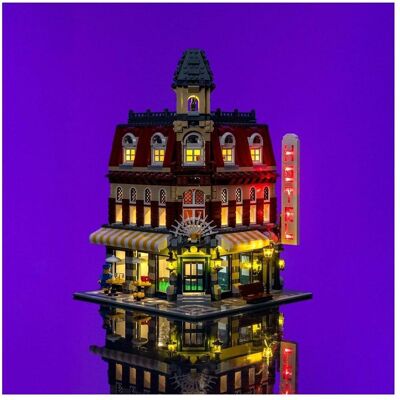 Light my bricks LMB 2.0 LED Licht Set für LEGO 10182 Cafe Corner Light my bricks LMB 2.0 LED Licht Set für LEGO 10182 Cafe Corner