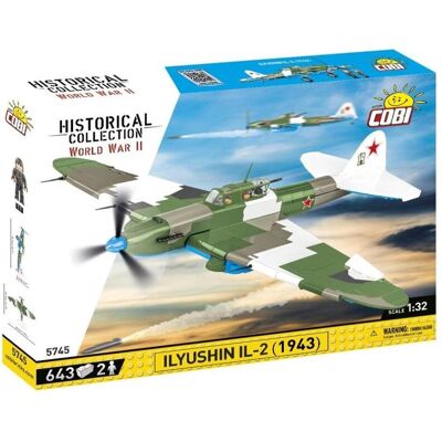 Cobi 5745 - 643 PCS 'HC WWII/5745/ ILYUSHIN II 02 SHTURMOVIK Cobi 5745 - 643 PCS 'HC WWII/5745/ ILYUSHIN II 02 SHTURMOVIK