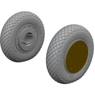 Eduard FM-1 wheels 1/48 Eduard FM-1 wheels 1/48