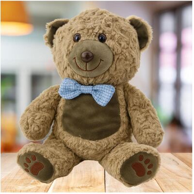 Lean Toys Plüschtier Teddybär Blaue Fliege Hellbraun 30cm (30 cm) Lean Toys Plüschtier Teddybär Blaue Fliege Hellbraun 30cm (30 cm)