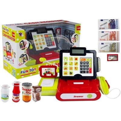 Lean Toys, Kaufladen Zubehör, Touch-Registrierkasse + Zubehör Lean Toys, Kaufladen Zubehör, Touch-Registrierkasse + Zubehör