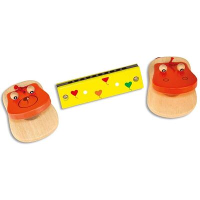 Bontempi Kastagnetten & Mundharmonika Bontempi Kastagnetten & Mundharmonika