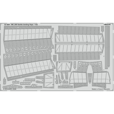 Eduard MC.200 Saetta landing flaps for Italeri Eduard MC.200 Saetta landing flaps for Italeri