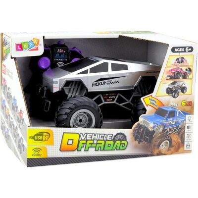 Lean Toys Offroad RC Auto Ferngesteuert Silber 1:16 Lean Toys Offroad RC Auto Ferngesteuert Silber 1:16