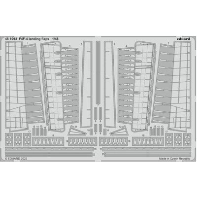 Eduard F4F-4 landing flaps for Eduard F4F-4 landing flaps for