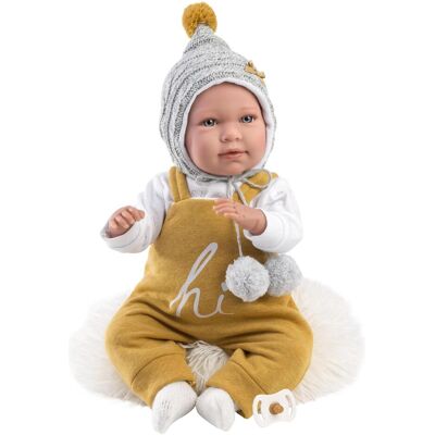 Llorens Puppe - Baby in Pink Latzhose Llorens Puppe - Baby in Pink Latzhose