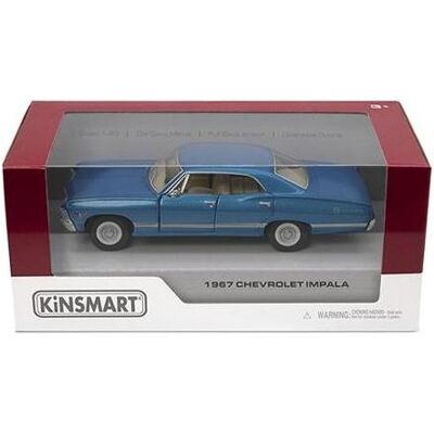 Kinsmart KINS Die-cast Modell 1967 Chevrolet Impala, 1:43, ast 4 Kinsmart KINS Die-cast Modell 1967 Chevrolet Impala, 1:43, ast 4