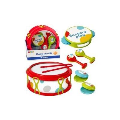 Lean Toys Trommel, Rasseln, Tamburin, Kastagnetten Lean Toys Trommel, Rasseln, Tamburin, Kastagnetten