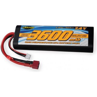Carson 7,4 V/3600mAh 60C LiPO Race Akku (3600 mAh, 7.40 V) Carson 7,4 V/3600mAh 60C LiPO Race Akku (3600 mAh, 7.40 V)