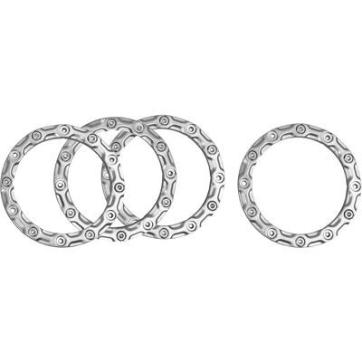 Amewi Felgenringe silber 1:10, 4 Stück Amewi Felgenringe silber 1:10, 4 Stück