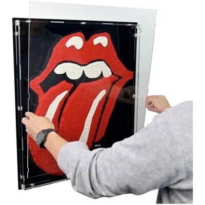 iDisplayit Acryl-Wand-Display für LEGO 31206 The Rolling Stones iDisplayit Acryl-Wand-Display für LEGO 31206 The Rolling Stones