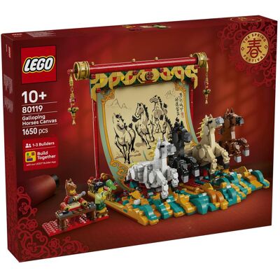 Lego Anzeige mit galoppierenden Pferden (80119) Lego Anzeige mit galoppierenden Pferden (80119)