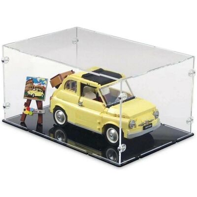 iDisplayit Acryl-Display für LEGO 10271 Fiat 500 (Mit schwarzem Boden) iDisplayit Acryl-Display für LEGO 10271 Fiat 500 (Mit schwarzem Boden)