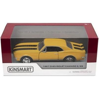Kinsmart KINS Die-cast Modell 1967 Chevrolet Camaro Z/28, 1:37, ast 4 Kinsmart KINS Die-cast Modell 1967 Chevrolet Camaro Z/28, 1:37, ast 4