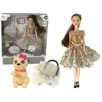 Lean Toys Emily-Puppe, langes Haar, Hund Lean Toys Emily-Puppe, langes Haar, Hund