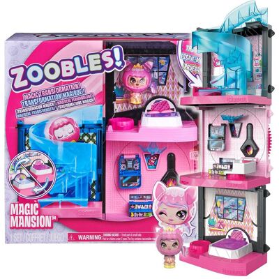 Spin Master Zoobles Magic Mansion Traumhaus zum Verwandeln mit 6 Zimmern, Rutsche und Zubehör Spin Master Zoobles Magic Mansion Traumhaus zum Verwandeln mit 6 Zimmern, Rutsche und Zubehör