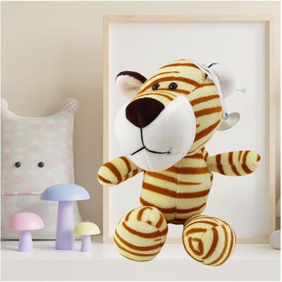 Lean Toys Lean Plüsch Maskottchen Huggable Tiger Mit Saugnapf Creme 23 X 12 Cm (23 cm) Lean Toys Lean Plüsch Maskottchen Huggable Tiger Mit Saugnapf Creme 23 X 12 Cm (23 cm)