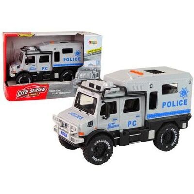 Lean Toys Polizei-Geländewagen mit Licht und Sound Lean Toys Polizei-Geländewagen mit Licht und Sound