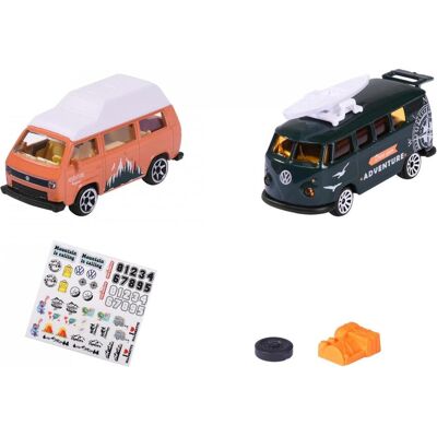 Majorette VW The Originals 2 Pieces Set Adventure Majorette VW The Originals 2 Pieces Set Adventure