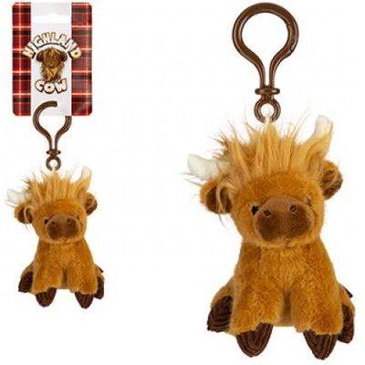 TopSpirit Highland Cow Plsch Clip-On, 11cm (10 cm) TopSpirit Highland Cow Plsch Clip-On, 11cm (10 cm)