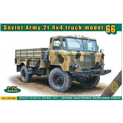 Ace Soviet Army 2t 4x4 truck model 66 Ace Soviet Army 2t 4x4 truck model 66