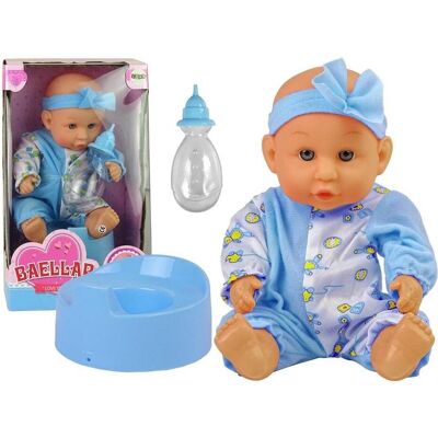 Lean Toys Puppe mit Nachttopf 24 cm Lean Toys Puppe mit Nachttopf 24 cm