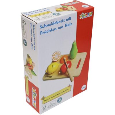 Beeboo, Kaufladen Zubehör, Schneidebrett mit Früchten Beeboo, Kaufladen Zubehör, Schneidebrett mit Früchten