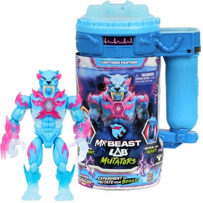 Moose Mr. Beast Lab Swarms Actionfigur Lightning Panther 26 cm Moose Mr. Beast Lab Swarms Actionfigur Lightning Panther 26 cm