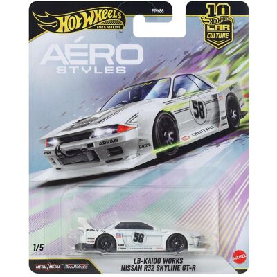 Hot Wheels Car Culture Premium 1:64 Druckguss-Spielzeug LB-Kaido Works Nissan R32 Skyline GT-R Hot Wheels Car Culture Premium 1:64 Druckguss-Spielzeug LB-Kaido Works Nissan R32 Skyline GT-R