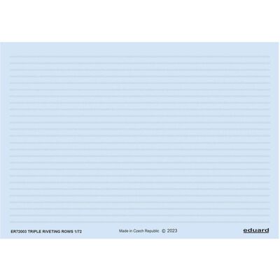 Eduard Triple riveting rows 1/72 Eduard Triple riveting rows 1/72