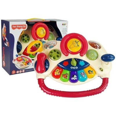Lean Toys Interaktyvus vairas vaikams Lean Toys Interaktyvus vairas vaikams