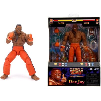 Jada Street Fighter II Dee Jay 6" Figure Jada Street Fighter II Dee Jay 6" Figure