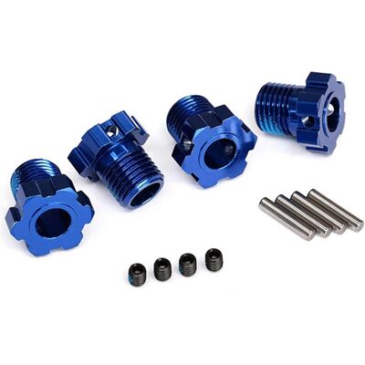 Traxxas radmitnehmer splined 17mm blau eloxiert Traxxas radmitnehmer splined 17mm blau eloxiert