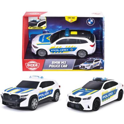 Dickie BMW Police Cars, 3-sort. Dickie BMW Police Cars, 3-sort.